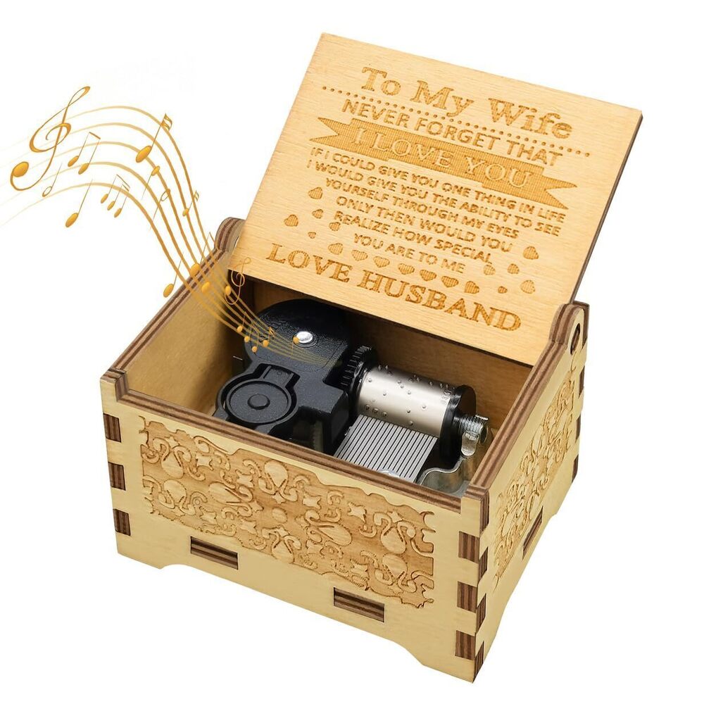 9134 Wife Gifts from Husband, Wooden Music Box, Best Wife Gifts, Suitable